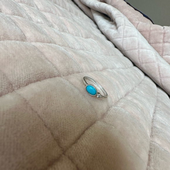 Sterling silver and Turquoise ring - Picture 7 of 7